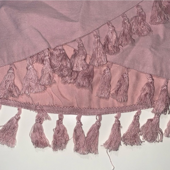 NWT FATE BRAND PINK TASSLE SKIRT BOUTIQUE POPULAR BRAND SUMMER FESTIVAL WEAR - Picture 4 of 8